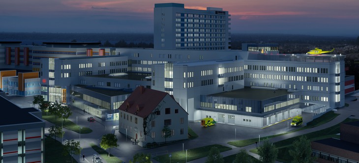 Nya vårdbyggnaden på Mälarsjukhuset